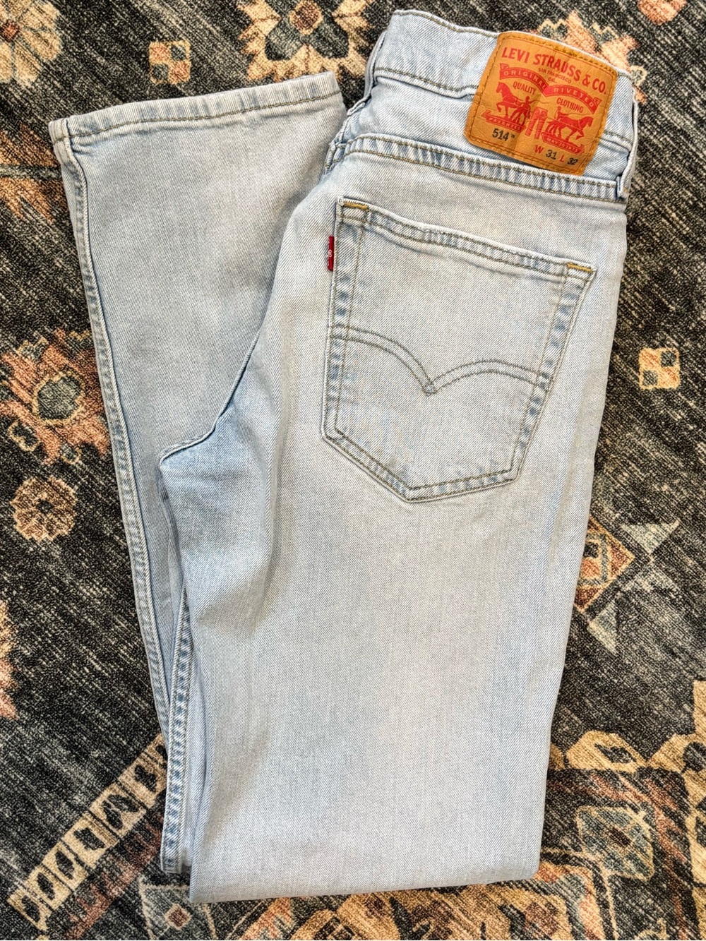 Levi’s Light Wash Men’s Slim Straight Jeans 31” x 32”